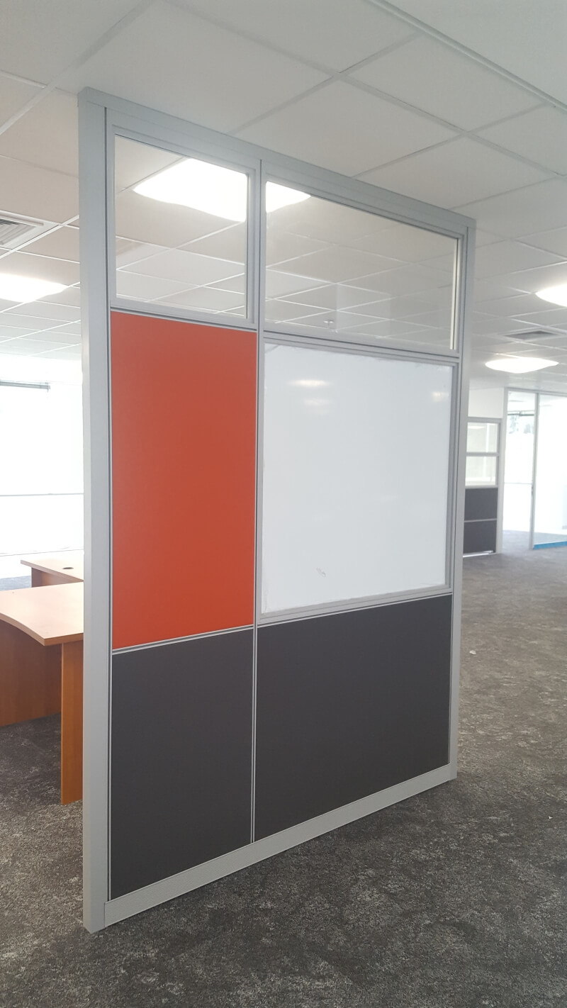 Power and data solutions glass partitioning