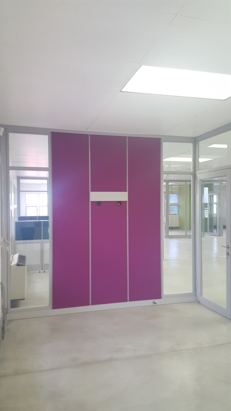Power and data solutions partitioning